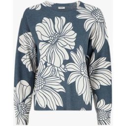 stand-prive.com Pull à imprimé floral - Bleu gris bleu-gris 36/38 female