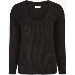 stand-prive.com Pull en maille à col V - Noir noir 36/38 female