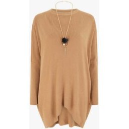 stand-prive.com Pull long uni asymétrique - Camel camel 36/38 female
