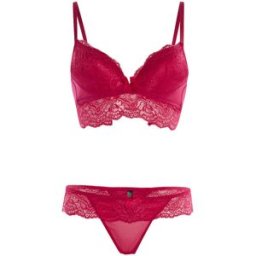 stand-prive.com Ensemble SG et string à bord dentelle - rouge rouge 100C/42 female