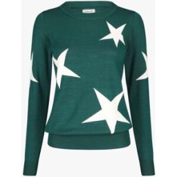 stand-prive.com Pull droit à motif étoiles - Vert vert T.U female