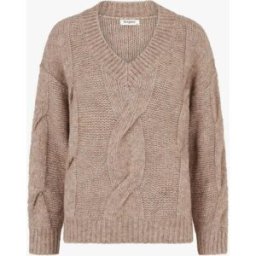stand-prive.com Pull droit en maille épaisse torsadée - Taupe taupe 36/38 female