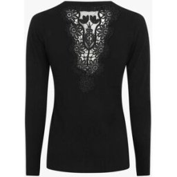 stand-prive.com Pull à col rond et dos en dentelle - Noir noir 36/38 female