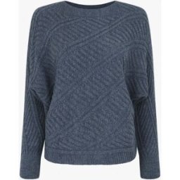 stand-prive.com Pull droit uni à col bateau - Bleu bleu 36/38 female