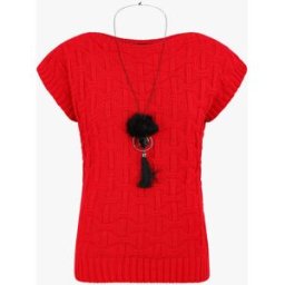 stand-prive.com Pull uni sans manches - Rouge rouge 36/38 female