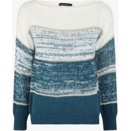 stand-prive.com Pull col bateau à motifs rayés dorés - Bleu bleu 36/38 female