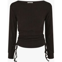 stand-prive.com Pull fin côtélé ajustable - Noir noir 36 female