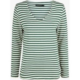 stand-prive.com Pull rayé droit irisé - Vert vert 36 female