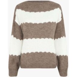 stand-prive.com Pull en maille à rayures bicolore - Taupe taupe 36/38 female