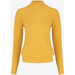 stand-prive.com Pull col montant en laine mélangée - Jaune jaune 36/38 female
