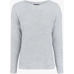 stand-prive.com Pull loose en maille épaisse et fine - Gris chiné gris-chine 36/38 female