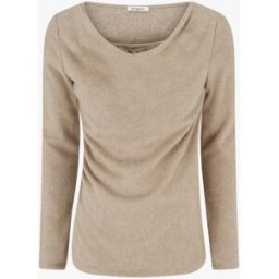 stand-prive.com Pull duveteux à col bénitier à empiècement dentelle - Beige beige 36 female