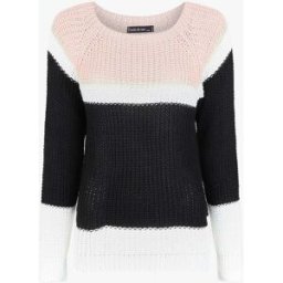 stand-prive.com Pull en maille rayée irisée et manches raglan - Rose poudré rose-poudre 36/38 female