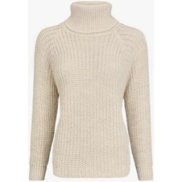 stand-prive.com Pull en maille uni à col roulé - Beige beige 36/38 female