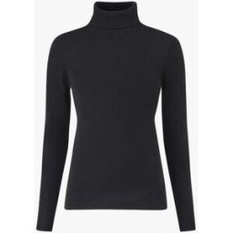 stand-prive.com Pull fin uni col roulé - Noir noir T.U female