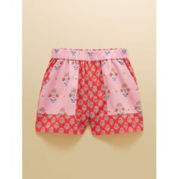 Joules Joules Iris High-Waisted Pull On Shorts Rose FR 36 (EU 34)