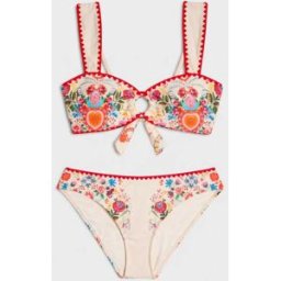 River Island River Island Mexicana Print Bikini Set pâle FR 46 (EU 44)