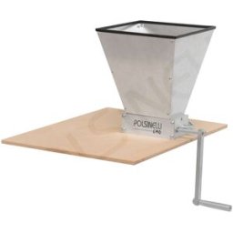 Polsinelli Broyeur à malt 2 rouleaux avec socle en bois