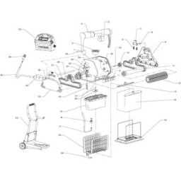 Maytronics N°11 - Tube support brosse robot Dolphin 2001