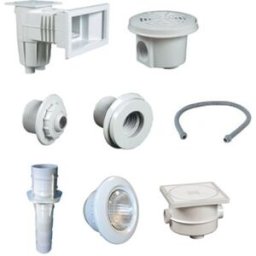 Kit pièces à sceller piscine liner Hayward jusqu'à10x5m