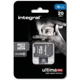 Cartes micro sd INTEGRAL INMSDH 16 G-100 V 10