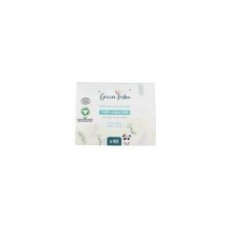 Green Tribu Bâtonnets Sécurité Bébé 60 Contons-Tiges - Boîte 60 bâtonnets