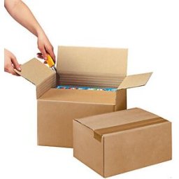 Cenpac Caisse carton à fond classique et à hauteur variable - 450 x 320 x 140/260 mm