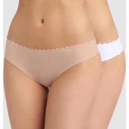 Dim - 2 Strings Coton Stretch Bew Skin Body Touch Coton new skin/blanc T.44/46