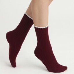 Dim - Chaussettes en bambou figue OS