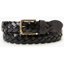 Levi's Ceinture En Cuir Tressée - Homme - Noir / Black - 80