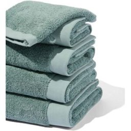 HEMA Serviettes De Bain - Hôtel Extra Doux Vert Marin (vert marin)