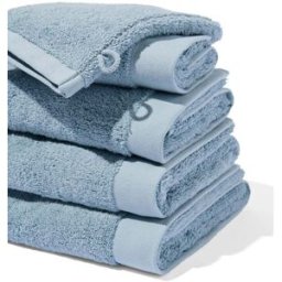 HEMA Serviettes De Bain - Hôtel Extra Doux Bleu Glacier (bleu glacier)