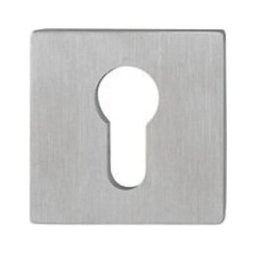 Paire de rosettes de clés E848NS VA F69 Epaisseur du blindage 2mm PZ quad. ; Hoppe (3758061)