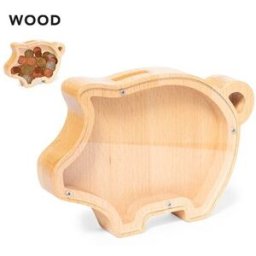Tirelire Personnalisée Pratique Jasara bois