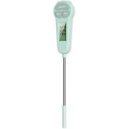 INF Thermomètre électronique lecture rapide avec écran LCD et sonde en acier inoxydable 304, -50℃～300℃, pile LR44 Vert