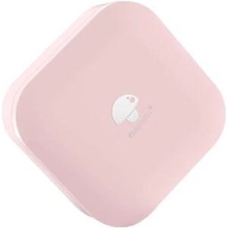 INF Imprimante d'étiquettes thermique avec 1 rouleau - Mini imprimante Bluetooth, USB Type-C, 203DPI, portable pour usage Rose