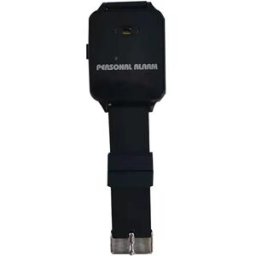 INF Montre d'alarme personnelle portable noire - Alarme de sécurité d'urgence 125dB