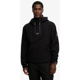 Superdry Femme Imprimé Softshell Ski Freestyle Sweat À Capuche, Noir, Taille: XS