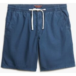 Superdry Homme Coton Tissé Essentials Walk Short, Bleu Marine, Taille: L