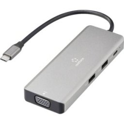 Renkforce Station daccueil USB-C® RF-DKS-906 Convient pour les marques: universel compatible 8K@30 Hz (1x) / 4K@30Hz (2x)