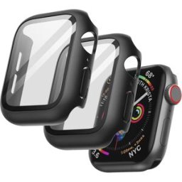 Coque De Protection Rigide Pack X2 Pour Apple Watch 40mm Couleur Noir Little Boutik©