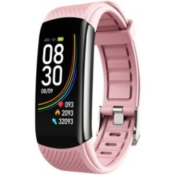 Inf Bsc-ymc6t-24d Smartwatche Et Montre De Sport 2,44 Cm (0.96") Numérique 160 X 80 Pixels Écran Tactile Rose