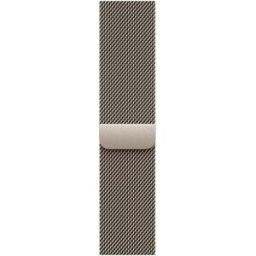 Apple Loop In Maglia Milanese In Titanio Naturale (49 Mm) - Large