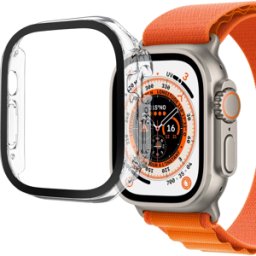 Coque Compatible Avec Apple Watch Ultra 2 49 Mm - Protection Rigide Étui Transparent Écran Verre Trempé Phonillico®