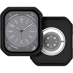 Coque Pour Apple Watch 7/8/9 38-40-41mm Renforcée Spectrum R Solid Noir Itskins