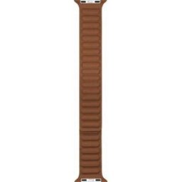 Bracelet Cuir Pour Apple Watch 38-40-41mm Marron Clair Bigben Connected