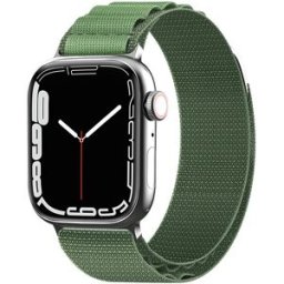HURTEL Bracelet À Boucle En Acier Alpin Pour Apple Watch 38/40/41 Mm, Vert