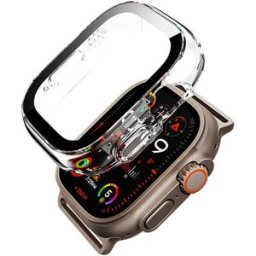 Coque Pour Apple Watch Ultra 1/2 49mm Renforcée Translucide Transparent Force Case