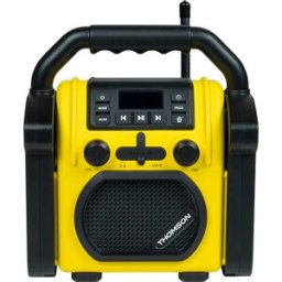 Thomson Wkr50bt Radio Portable Analogique Noir, Jaune