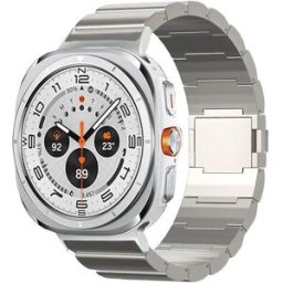 INF Bracelet Magnétique En Titane Pour Samsung Galaxy Watch 7 Ultra Silver
